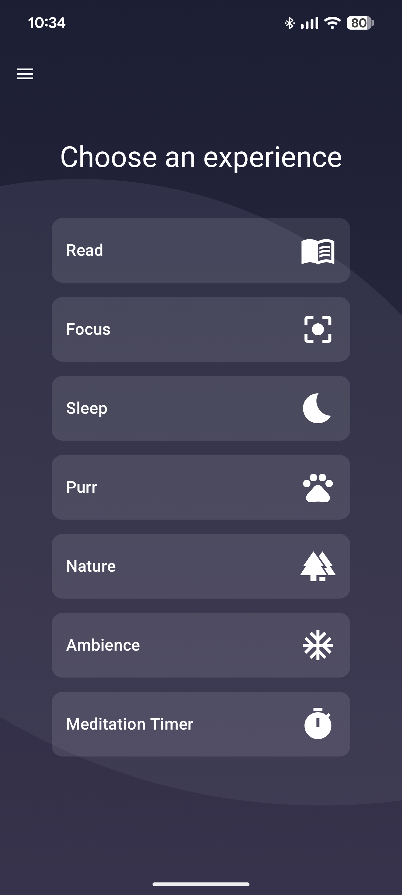 SubtleDistractions app screenshot